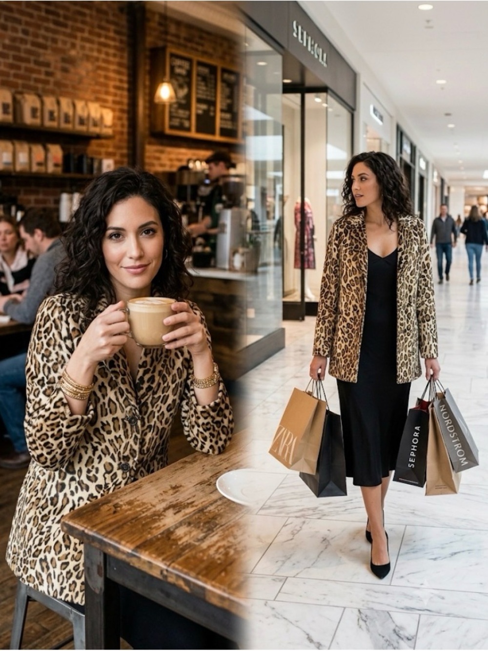 Velvet by Graham and Spencer soft plush  Jacket in Leopard